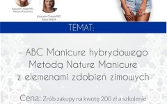ABC Manicure Hybrydowego + zdobienia zimowe - Tarnów 24.11.2019